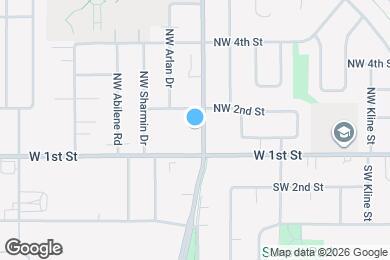 Map image of the property - 110-114 NW State St