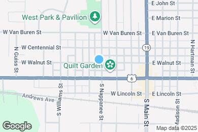 Map image of the property - 401 W Walnut St