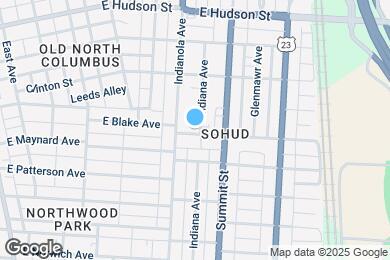 Map image of the property - 326 E Maynard Ave