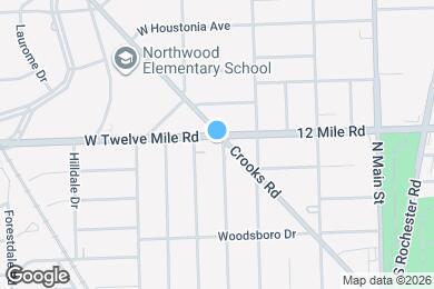 Map image of the property - 1723 Edgewood Dr