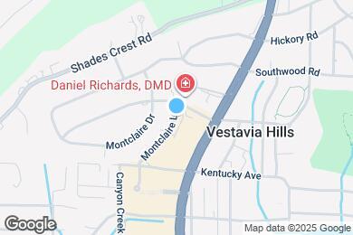 Map image of the property - 1875 Montclaire Ln