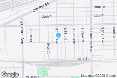 Map image of the property - 3139 S 54th Ave