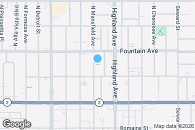 Map image of the property - 1230 N Mansfield Ave