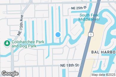 Map image of the property - 2116 NE 18th Ave