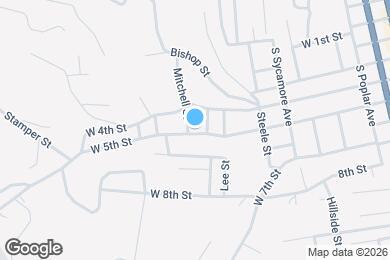 Map image of the property - 830 W 5th St