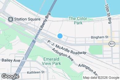Map image of the property - 415 E Carson St