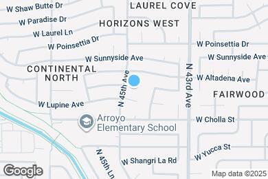 Map image of the property - 4431 W Sierra St