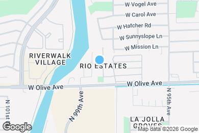 Map image of the property - 9096 N 97th Dr