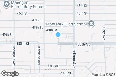 Map image of the property - 3827 51st St