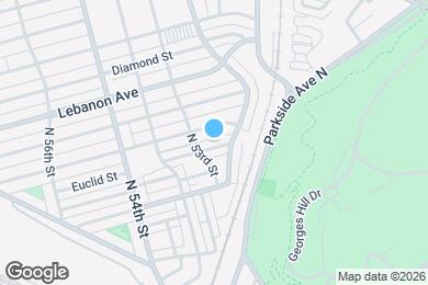 Map image of the property - 5223 Euclid St