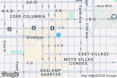 Map image of the property - Arrive 625 Broadway