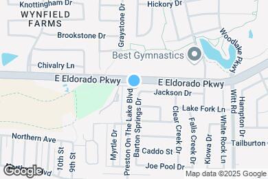 Map image of the property - 1898 Barton Springs Dr