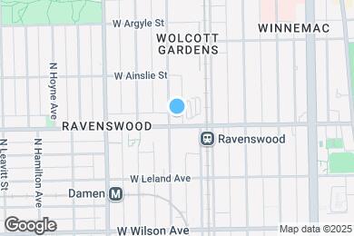 Map image of the property - 1828 W Lawrence Ave