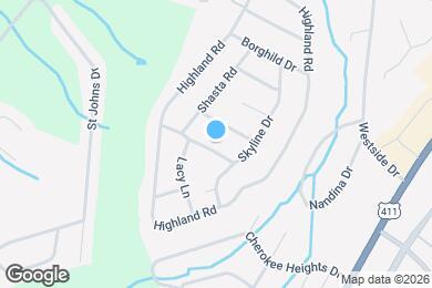 Map image of the property - 409 Bonnie Brae Dr