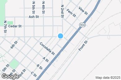 Map image of the property - 1121 2nd St
