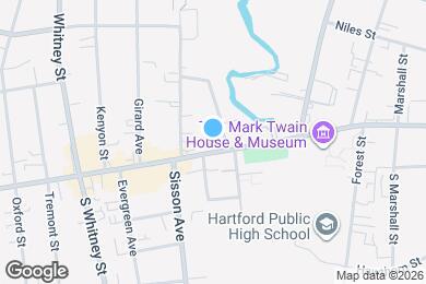 Map image of the property - 442 Farmington Ave