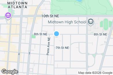Map image of the property - 897 Argonne Ave NE