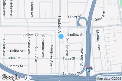 Map image of the property - 11008 Haskell Ave