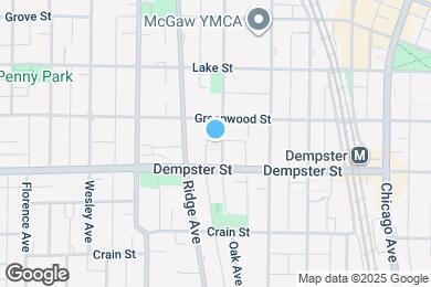 Map image of the property - 1318 Oak Ave