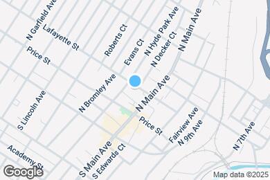 Map image of the property - 1119 Lafayette St