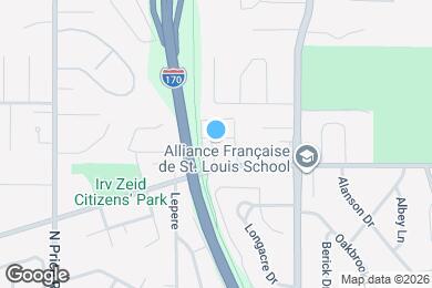 Map image of the property - Oaks on Bonhomme