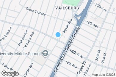 Map image of the property - 335 Myrtle Ave