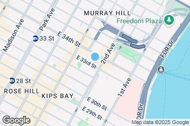 Map image of the property - 247 E 33rd St