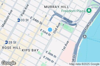 Map image of the property - 247 E 33rd St