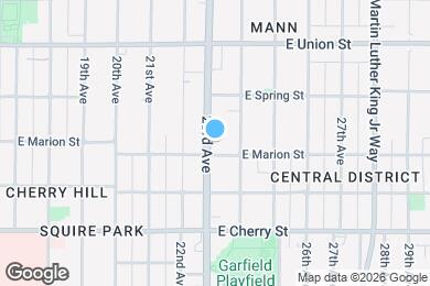 Map image of the property - 908 23rd Ave