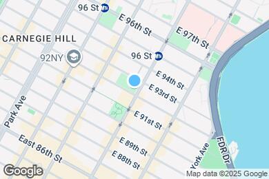 Map image of the property - 293 E 92nd St