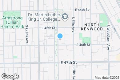 Map image of the property - 4537 S Drexel Blvd