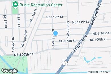 Map image of the property - 1210 NE 110th St