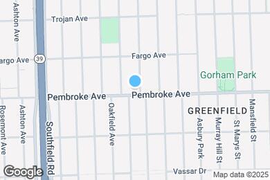 Map image of the property - 17226 Pembroke Ave