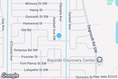 Map image of the property - 2096 Olympia Ave
