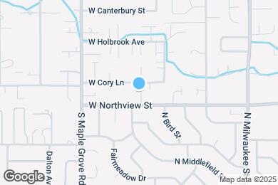 Map image of the property - 8725 W Cory Ln