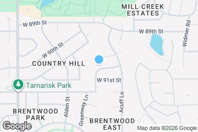 Map image of the property - 14510 W 90th Terrace