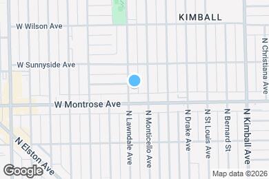Map image of the property - 4419 N Lawndale Ave