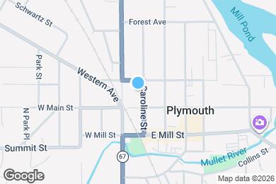 Map image of the property - 220 Caroline St
