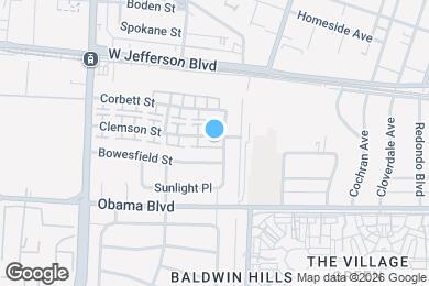 Map image of the property - 3475 Carmona Ave