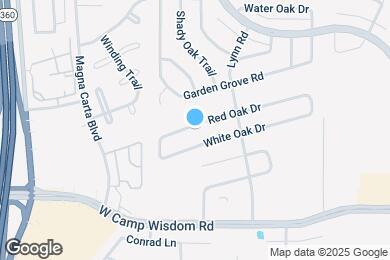 Map image of the property - 2843 Red Oak Dr