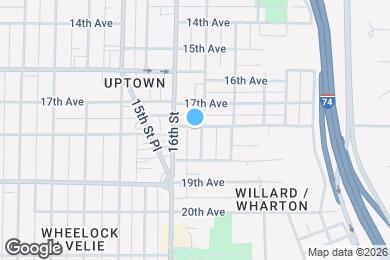 Map image of the property - 1801 17th St