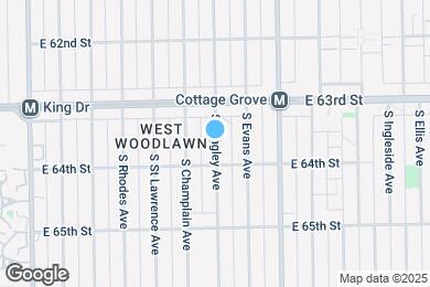 Map image of the property - 6334 S Langley Ave