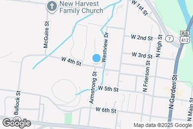 Map image of the property - 606 W 4th St