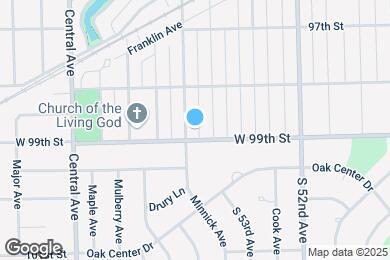 Map image of the property - 9837 S 54th Ave