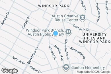 Map image of the property - 1802 Northridge Dr