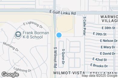 Map image of the property - 2868 S Beck Dr