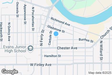 Map image of the property - 405 N Webster St