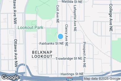 Map image of the property - 704 Coit Ave NE