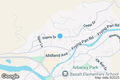 Map image of the property - 305 E Sopris Dr