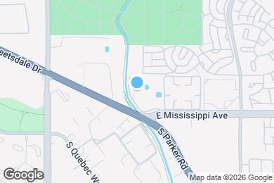 Map image of the property - 7865 E Mississippi Ave